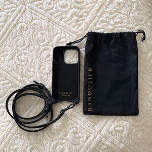 Bandolier Emma iPhone 15 Pro Case with Strap Never Used